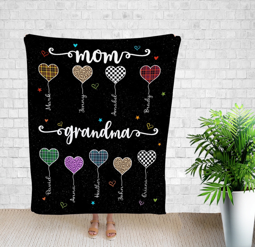 Personalized Gift Ideas for Mom and Grandma, Custom Heart Bubble ...