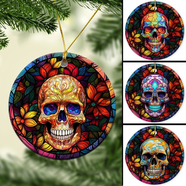 Christmas Decorations, Skull Ornaments For Christmas Tree, Halloween Ornaments, Christmas Ornaments, Skull Decor, Home Decor, Women Gifts