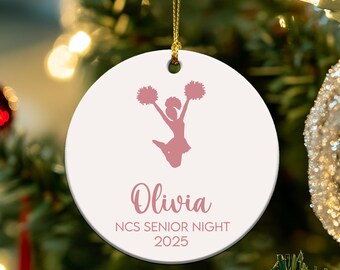 Cheerleader Ornaments, Personalized Cheerleader Christmas Ornament 2025, Cheer Gifts, Cheer Senior Night Gifts, Cheer Team Gift, Coach Gifts