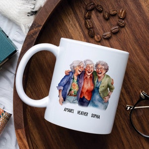 Custom Mug, We'll Be Friends Until We're Old Mug, Gift for Women, Birthday Gifts, Funny Coffee ...