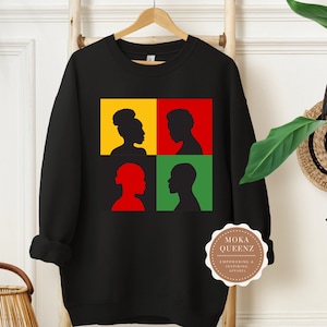 Melanin Pride Sweatshirt: Afro Natural Hair, Black Girl Magic