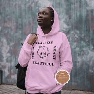 I Am Inspirational Hoodie: Feminist Self Love Club Sweatshirt