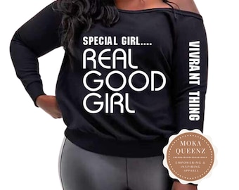 Off-shoulder sweatshirt: hiphopstijl uit de jaren 90, cadeau voor muziekliefhebber