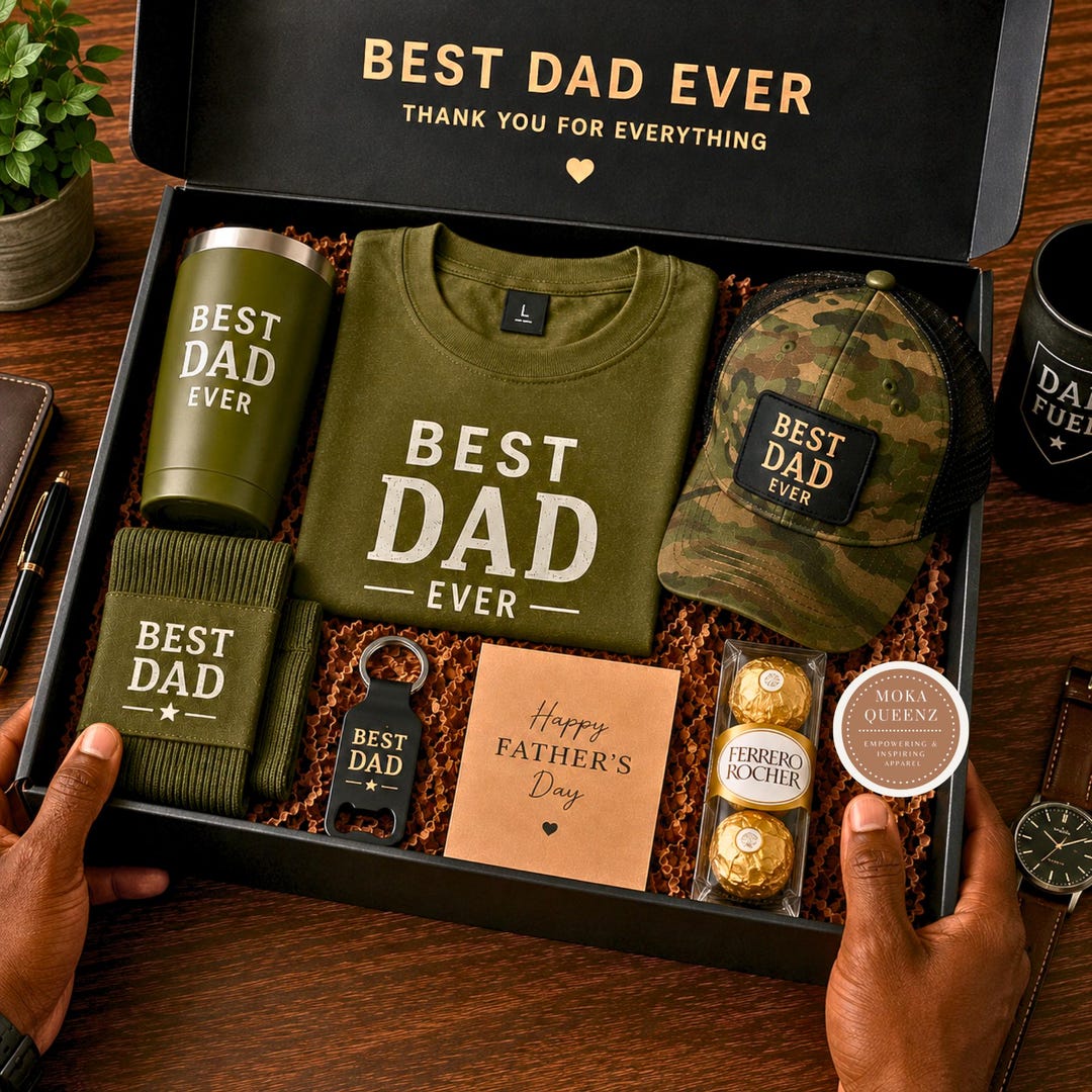 Personalized Father's Day Gift Box for Men | Custom Dad Tumbler, Shirt ...