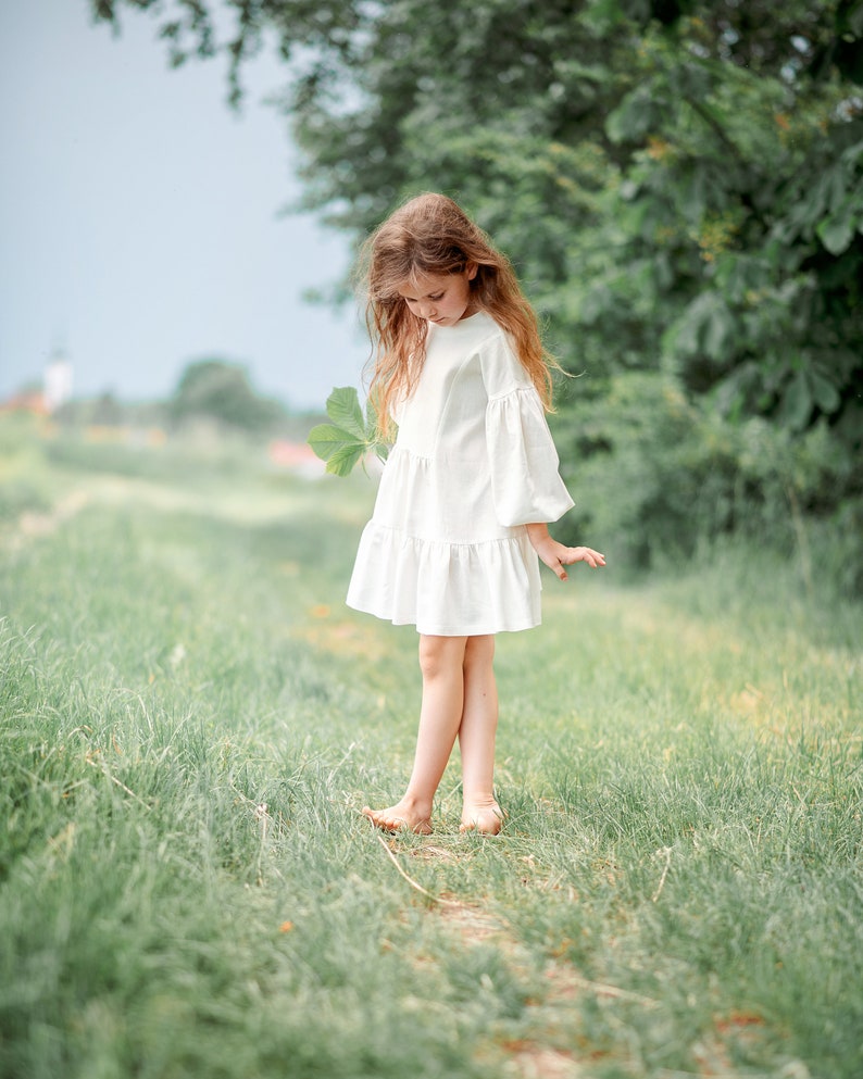 Boho Blumenmädchen Kleid Weihnachten Kleid Bild 3