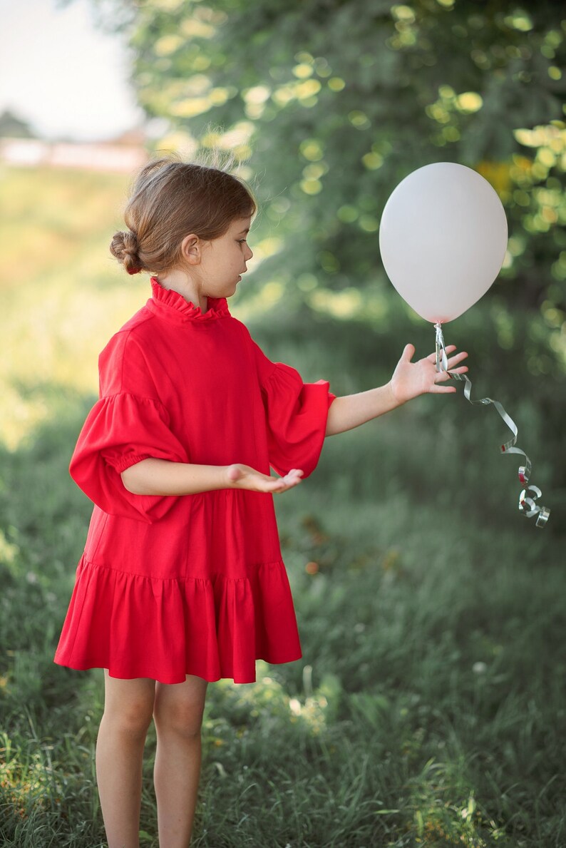 Boho Blumenmädchen Kleid Weihnachten Kleid Bild 6