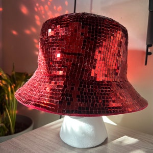 Red Disco Bucket Hat