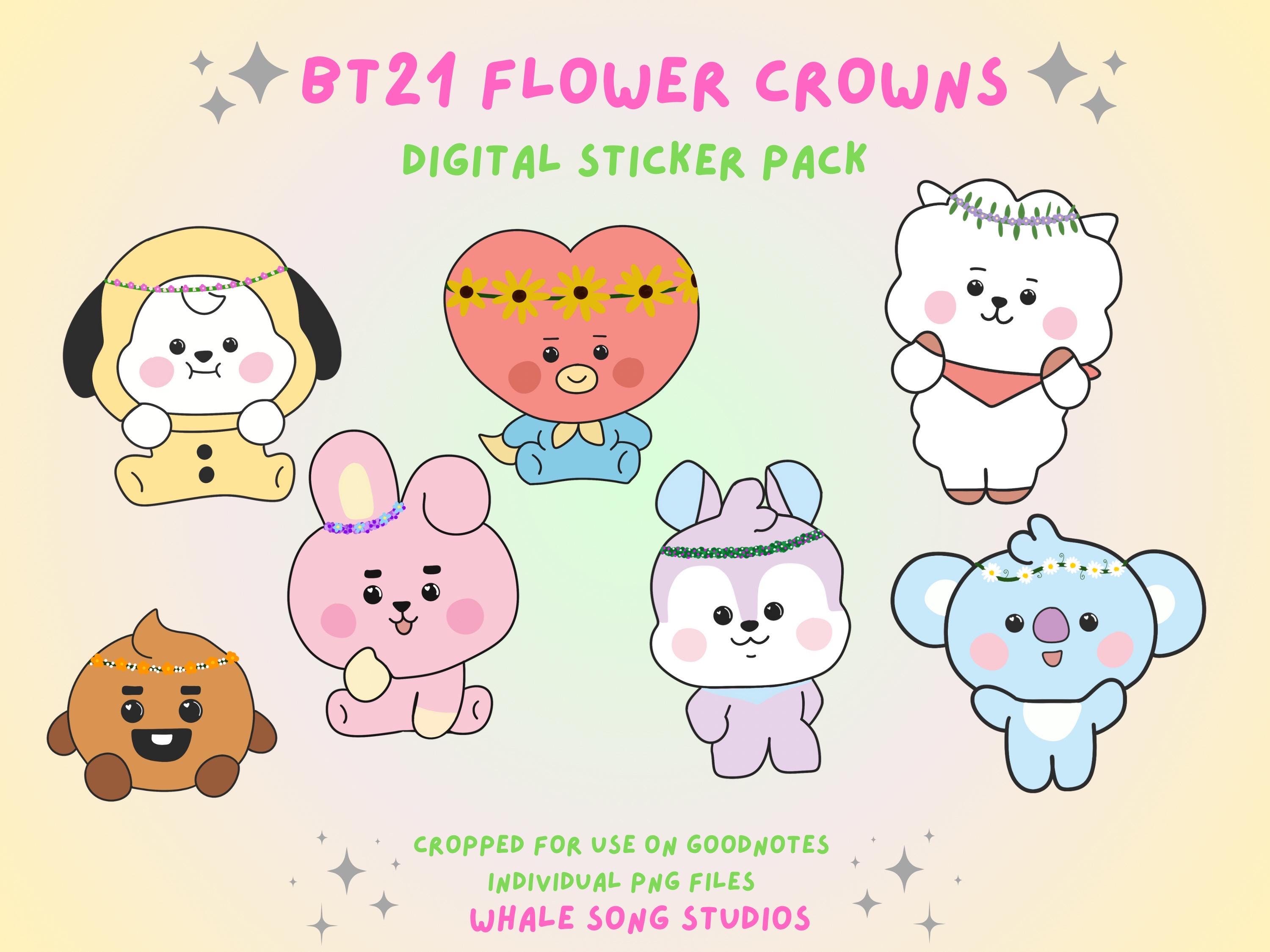 Bt21 Flower - Etsy