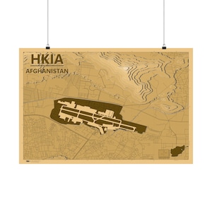 Kabul Airport -  Afghanistan - Desert Camo - Matte Poster