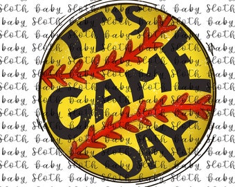 It’s Game Day Softball Distressed Leopard Design Sublimation PNG