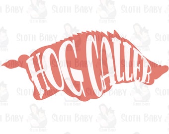 AR Red Hog Caller Sublimation Design PNG