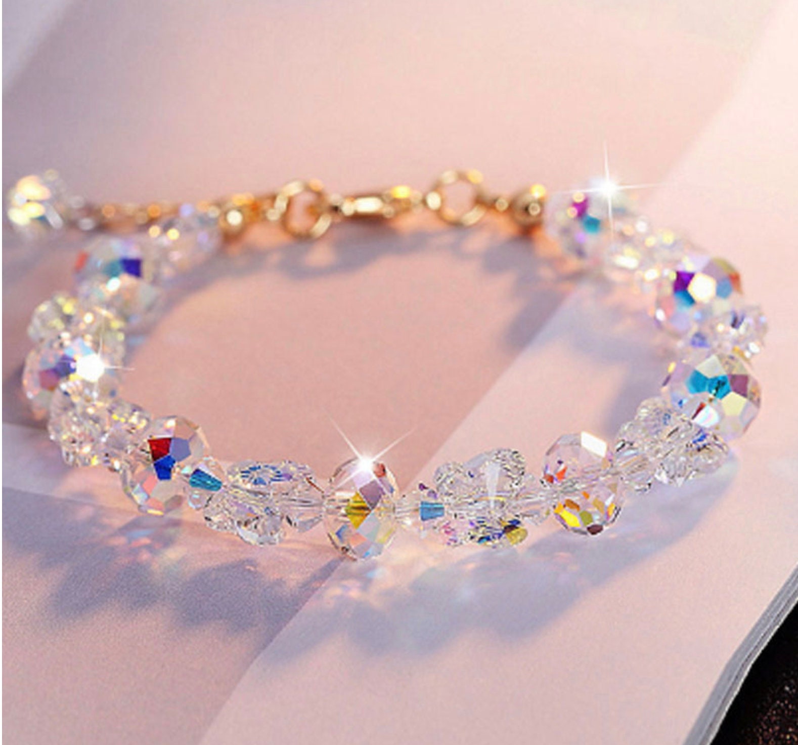 Swarovski crystal bracelet - Etsy