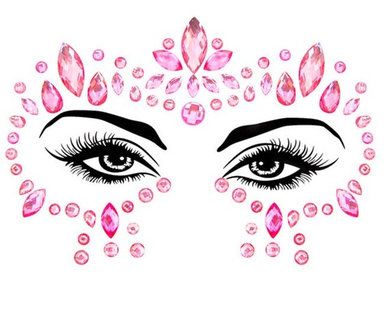 Glitter Rhinestone Stickers For Face Face Tattoo Stickers For