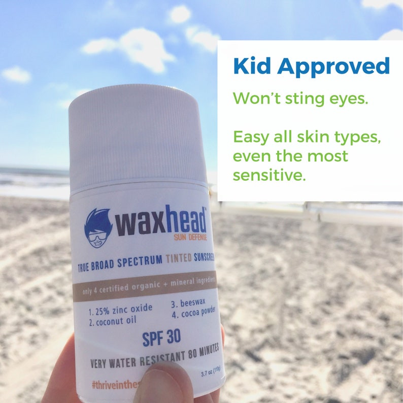 Waxhead Natural Tinted Sunscreen Stick Mineral Sunscreen Non nano natural-mineral-sunscreen-spf-50-2-82-oz-natural-tallow-zinc-oxide