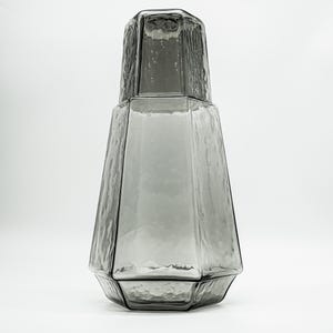 Set Da Tè Vintage In Vetro Con Caraffa E Bicchiere | Motivo Gemma Gobba | Capacità 440ml+150ml | Regalo Idea