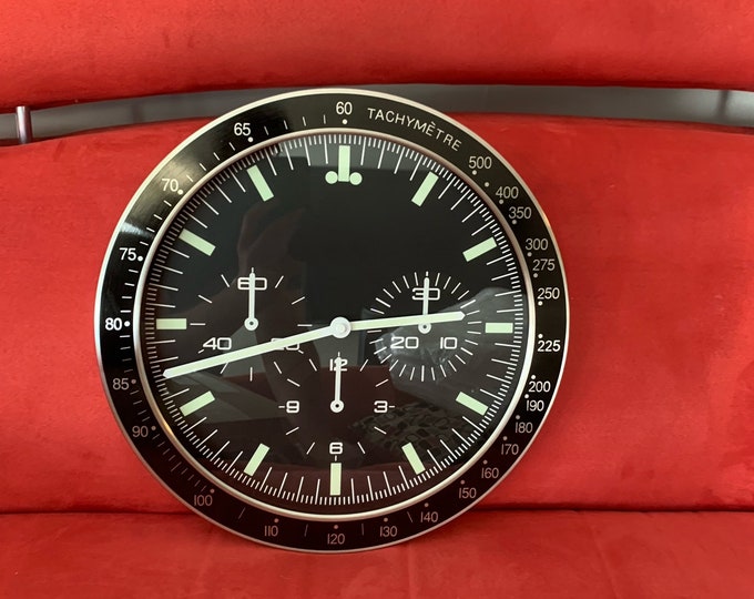 Speedmaster Watch Wall Clock - Etsy