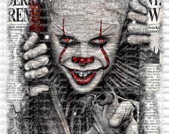 Pennywise Newspaper Red