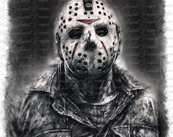 Jason Dark Background PNG/SVG Sublimation