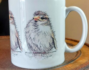 Baby Sparrow Mug