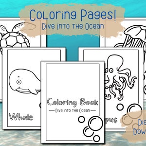 Toddler Printable Coloring Book - 21 Pages