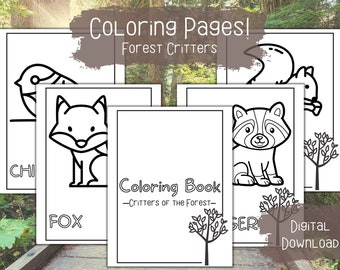 Toddler Printable Coloring Book - 14 Pages