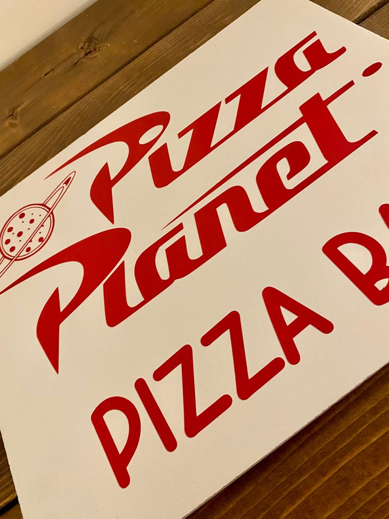 Toy Story Pizza Pizza Bar Sign Etsy