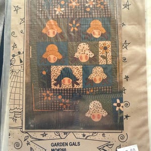 Meme's Quilts "Garden Gals" MQ 260 Quilt pattern.