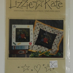 Lizzie Kate Counted Cross Stitch Charts &quot;To My Teacher&quot;