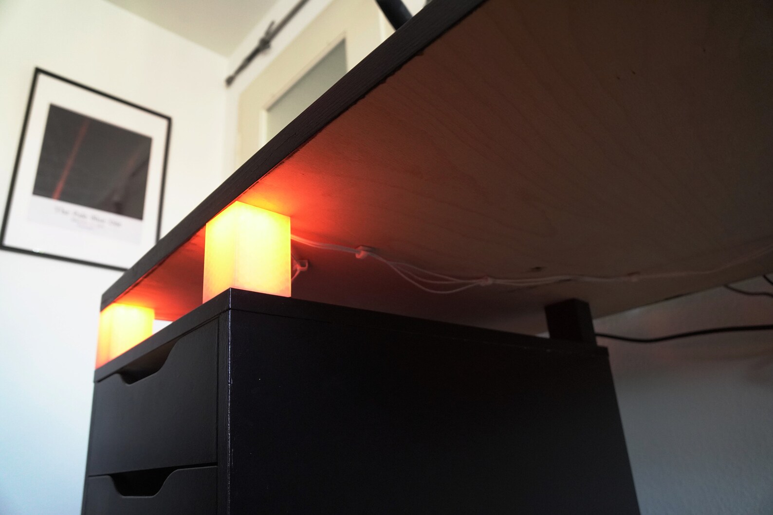 RGB Glowing Desk Riser RGB Desk Riser Desk Risers Ikea Desk Riser