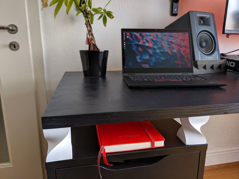 Twisted Desk Riser Spiral Desk Riser Desk Riser Ikea Etsy