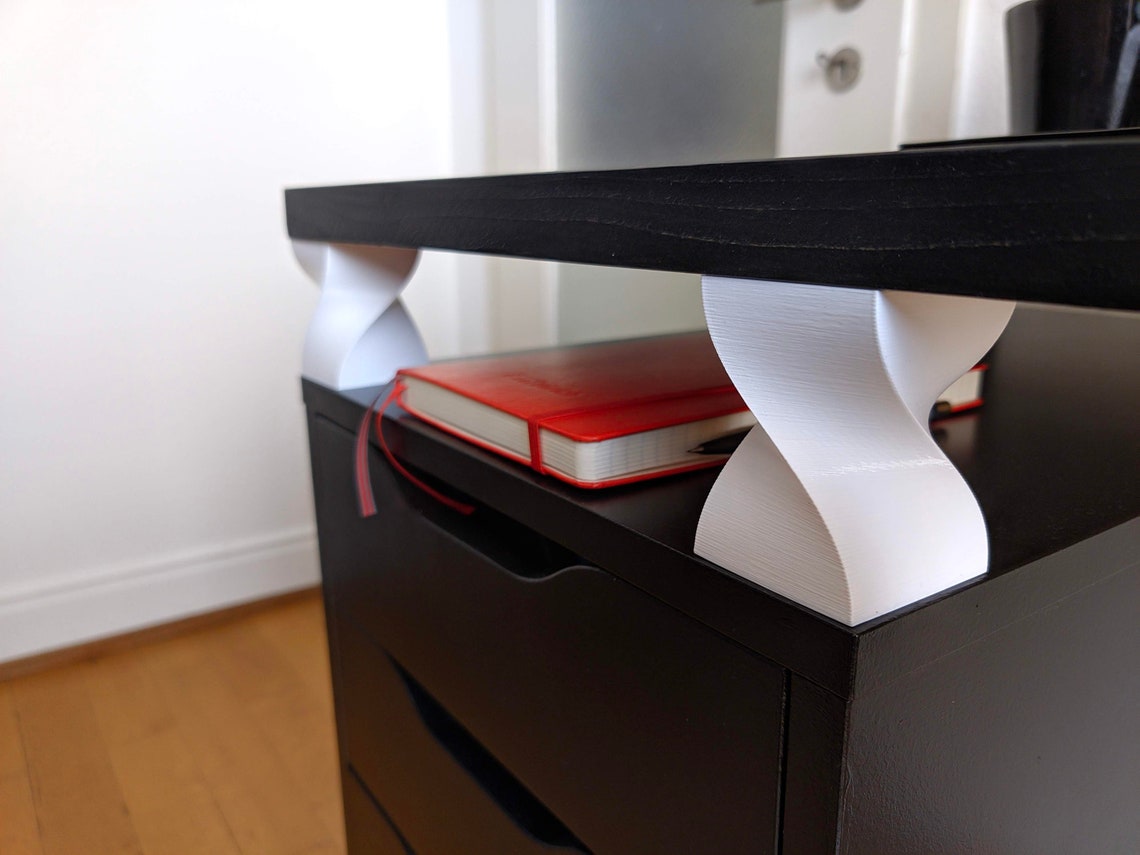 Twisted Desk Riser Spiral Desk Riser Desk Riser Ikea Desk Riser Ikea