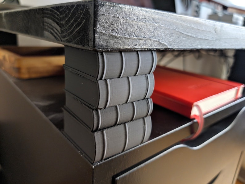 Books Desk Riser Book Themed Desk Riser Desk Risers Ikea Desk Riser