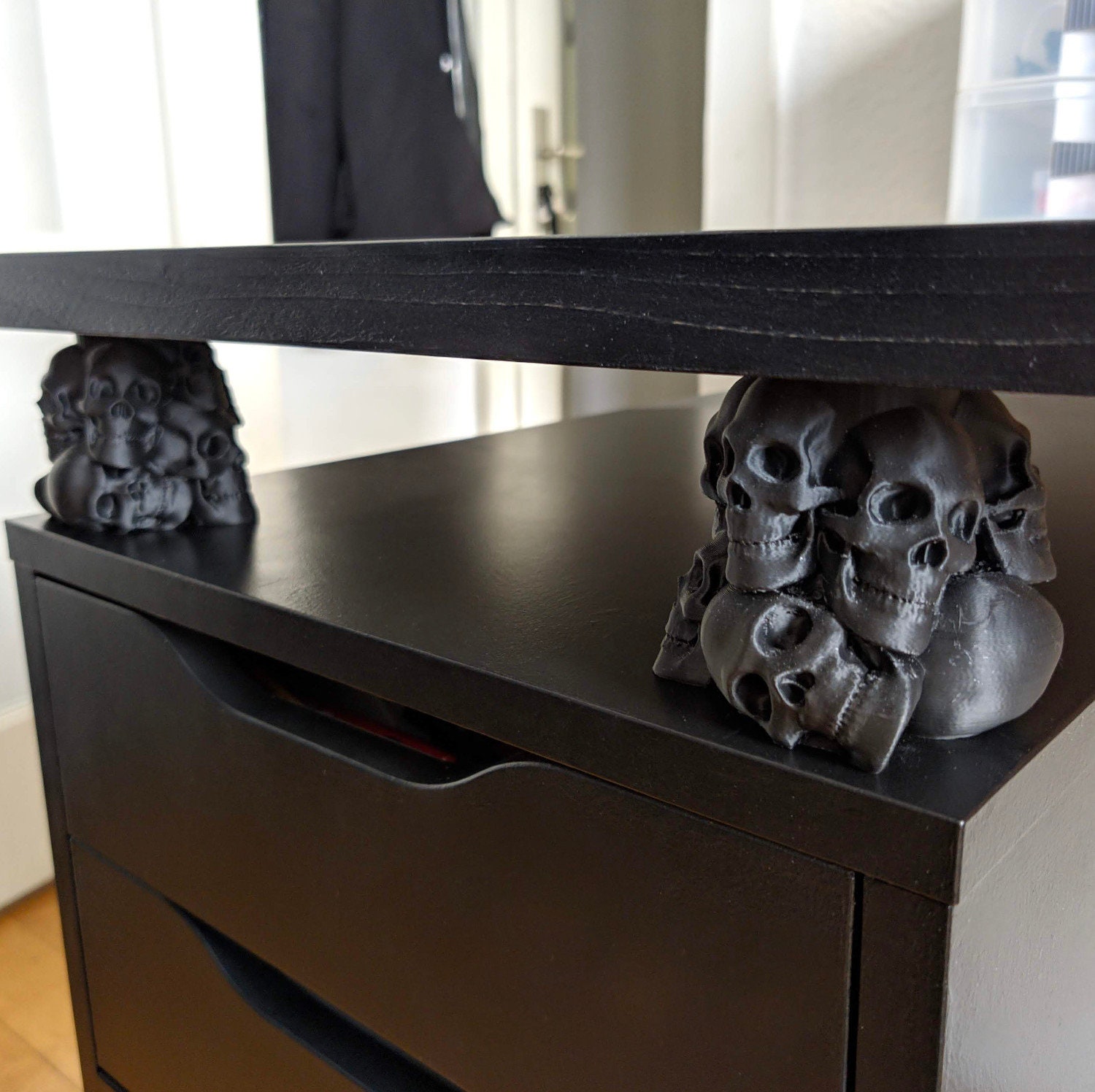 Skull Desk Riser 3D Printed Desk Riser Ikea Desk Riser Etsy
