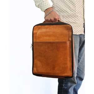 Sac à chaussures en cuir personnalisé pour homme, sac pour bottes en cuir fait main, sac à chaussures de golf personnalisé, sac à chaussures en cuir artisanal, sac de voyage pour chaussures en cuir