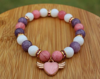 Rouge Inspired Bracelets (Sonic the Hedgehog)