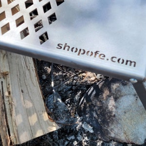Heavy Duty Folding CampFire Grill Grate image 2