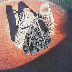 Vertical Fire Pit Grate