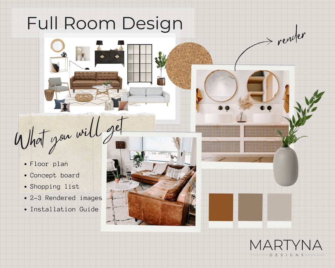 Complete Virtual Interior Design Service - Etsy
