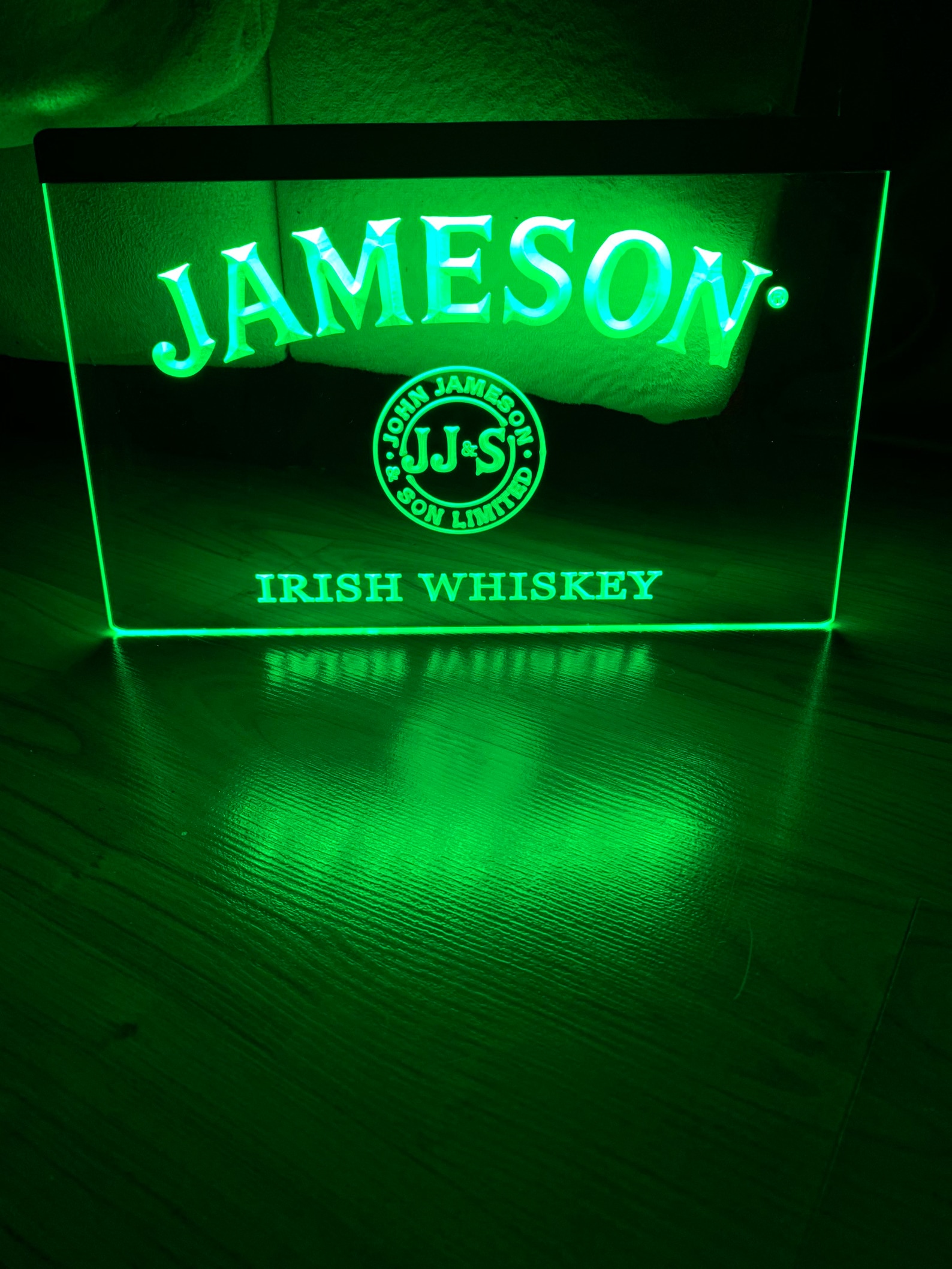 Jameson LED Neon Green Light Sign Etsy