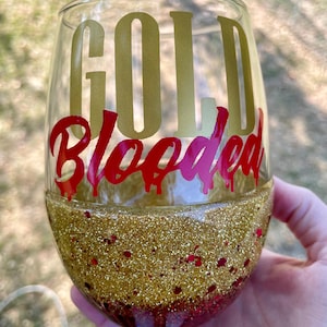49ers Wine Glass