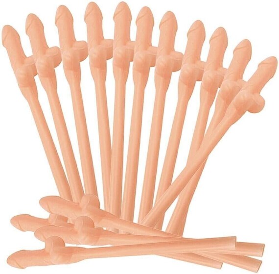 Willy Straws Hen Night Party Fun Accessories Girls Out Do Novelty for Drink Etsy UK