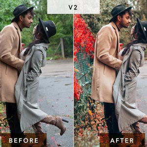 10 Lightroom Presets Autumn for Desktop and Mobile, Fall Presets, Warm Instagram Filter, Autumn Preset Bestseller image 3