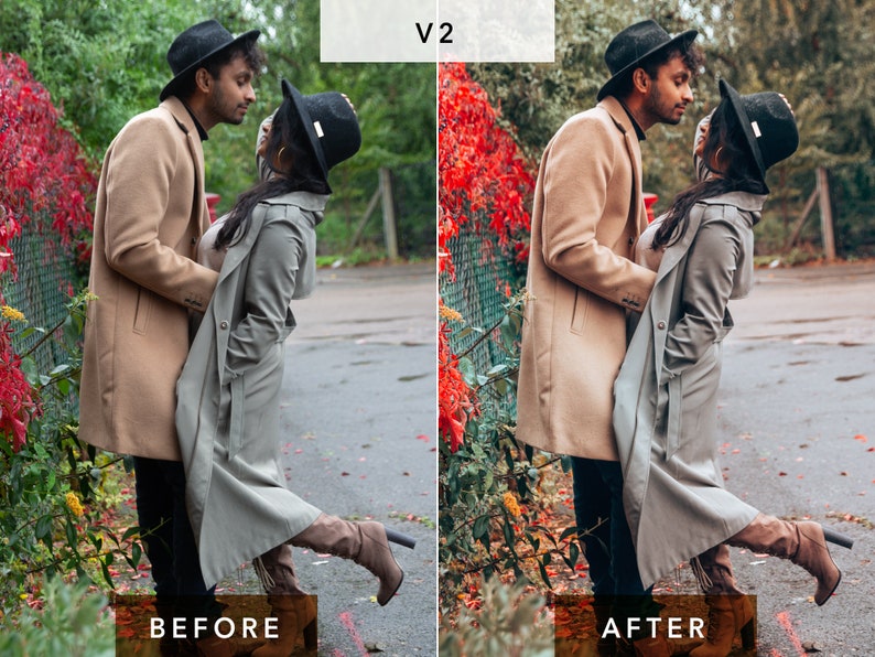 10 Lightroom Presets Autumn for Desktop and Mobile, Fall Presets, Warm Instagram Filter, Autumn Preset Bestseller image 3