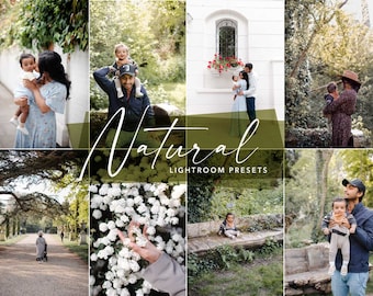 10 Lightroom Presets Natural for Desktop and Mobile, Forest Presets, Natural Instagram Filter, Everyday Preset Bestseller