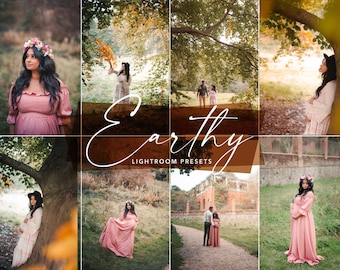 10 Lightroom Presets Earthy for Desktop and Mobile, Forest Presets, Earthy Instagram Filter, Maternity Preset Bestseller