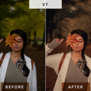 10 Lightroom Presets Autumn for Desktop and Mobile, Fall Presets, Warm Instagram Filter, Autumn Preset Bestseller image 6