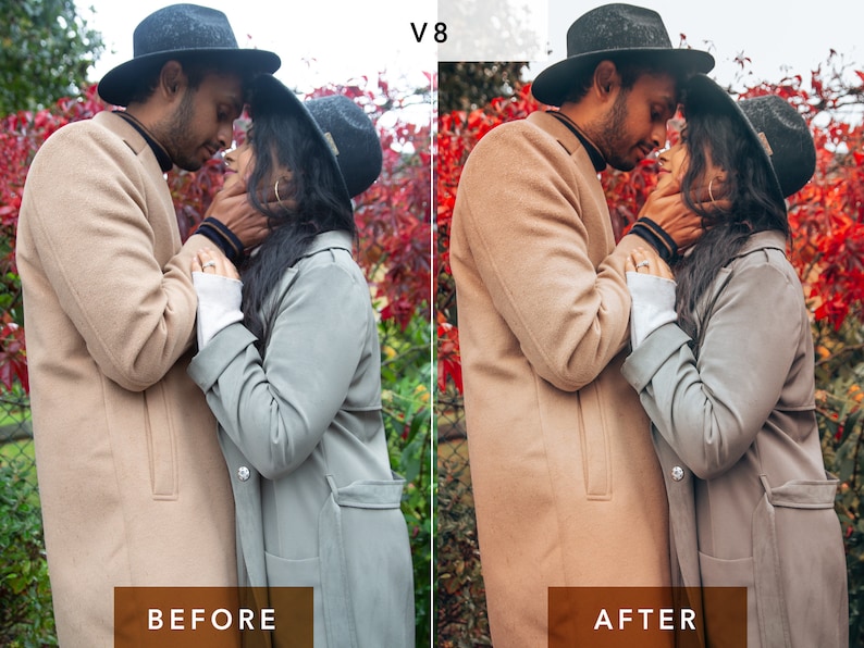 10 Lightroom Presets Autumn for Desktop and Mobile, Fall Presets, Warm Instagram Filter, Autumn Preset Bestseller image 7