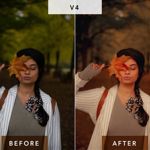 10 Lightroom Presets Autumn for Desktop and Mobile, Fall Presets, Warm Instagram Filter, Autumn Preset Bestseller image 5