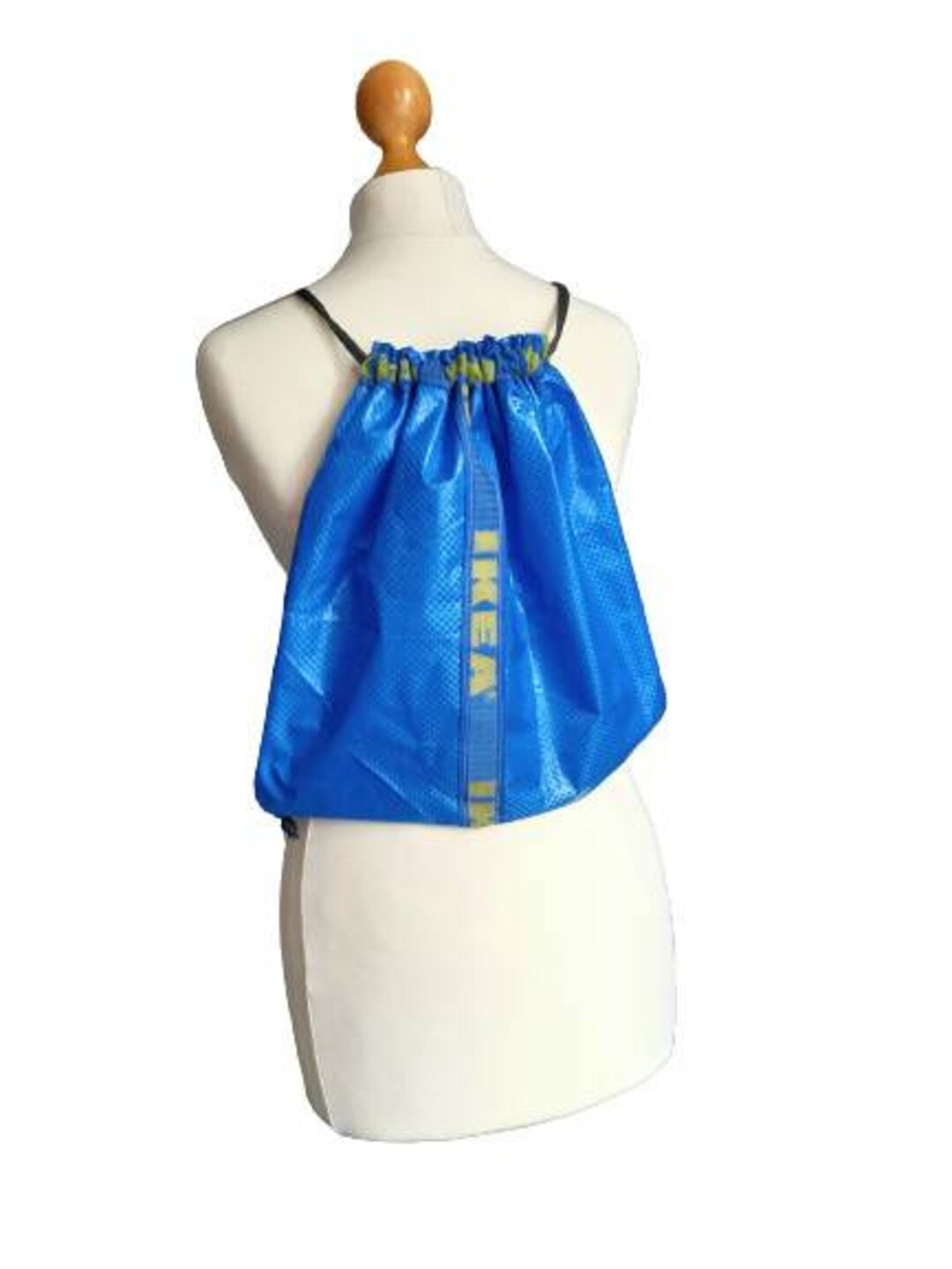 IKEA Bag, Draw String Bag, Festival Streetwear, Frakta, Upcycling