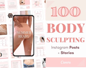 Escultura corporal Publicaciones de Instagram Historias de IG Cavitación Láser Lipo Terapia de RF IG Terapia de vacío Levantamiento de glúteos Terapia de madera Masaje de drenaje linfático IG